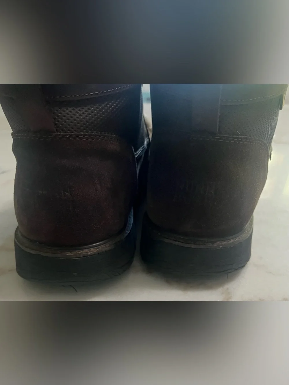 Nun Bush 85088-215 Defender Dark Brown Leather Ankle  Boots Men’s Size 13